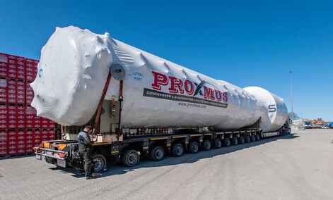 Wyjątkowy ładunek w porcie