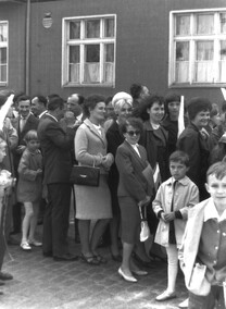 W pierwszomajowym pochodzie (w obiektywie Henryka Myślińskiego)
