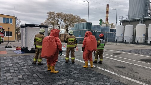 Ćwiczyli na wypadek ataku dronów