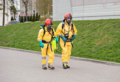 Ćwiczyli na wypadek ataku dronów