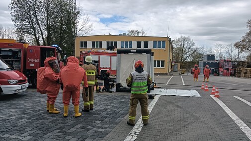 Ćwiczyli na wypadek ataku dronów