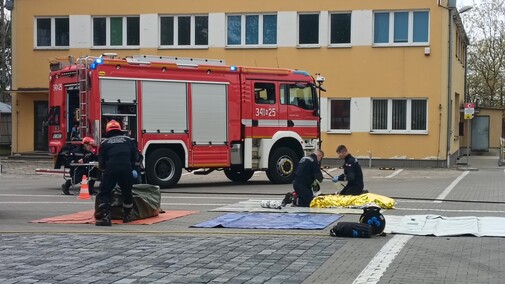 Ćwiczyli na wypadek ataku dronów