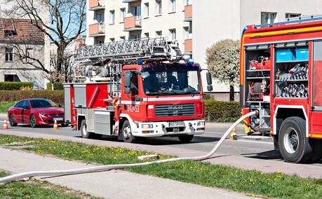 Pożar w pustostanie przy Robotniczej