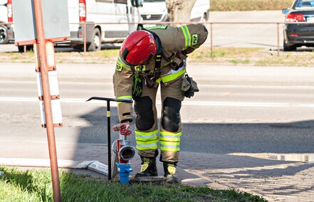 Pożar w pustostanie przy Robotniczej