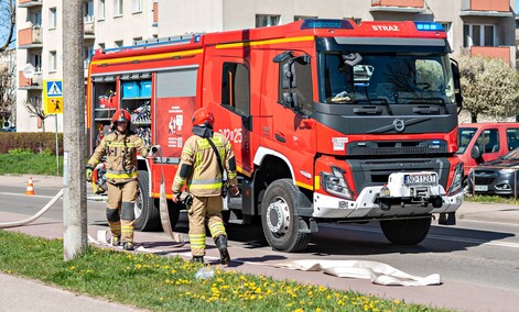 Pożar w pustostanie przy Robotniczej