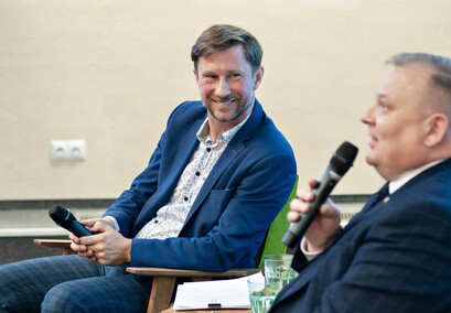 Młodzież debatowała z prezydentem o tym, czy warto zostać w Elblągu