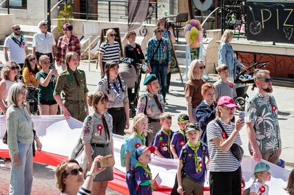 Biało-czerwony marsz przeszedł przez Stare Miasto