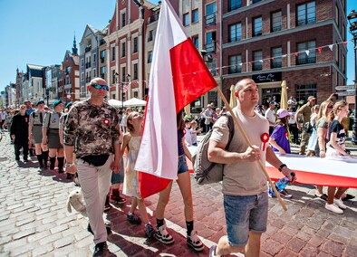Biało-czerwony marsz przeszedł przez Stare Miasto