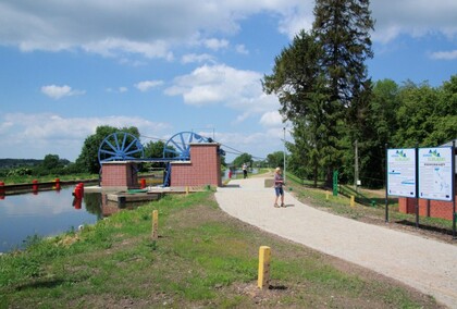 Wycieczka nad kanał  (w obiektywie Henryka Myślińskiego)