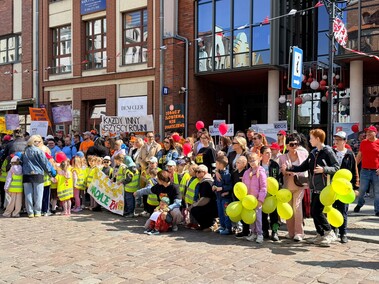 Przemaszerowali przez miasto, promując integrację