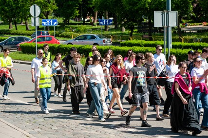 Studenci z kluczami do miasta