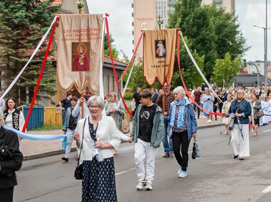 Boże Ciało.10 procesji przez miasto