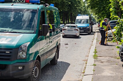 Potrącenie pieszego na Królewieckiej