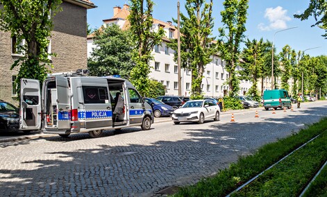 Potrącenie pieszego na Królewieckiej