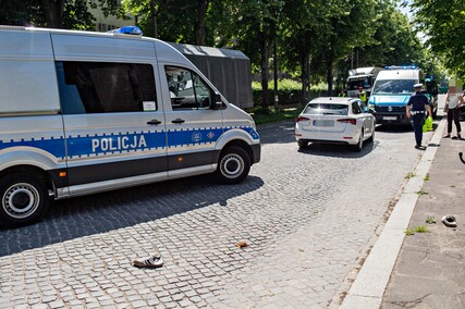 Potrącenie pieszego na Królewieckiej