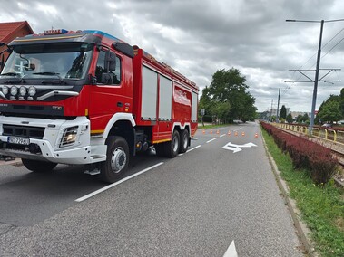 Zderzenie trzech aut na Ogólnej