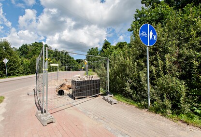 Budują kanalizację przy Górze Chrobrego. Po co?