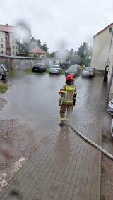 Skutki wichury i ulewnego deszczu Skutki wichury i ulewnego deszczu