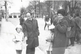 Jerzy Maszkowski z rodziną