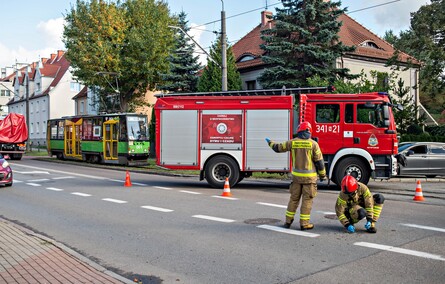 Kolizja na skrzyżowaniu Bema z Żeromskiego