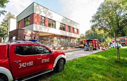 Pożar w placówce przy Mazurskiej. Ewakuacja wychowanków i pracowników