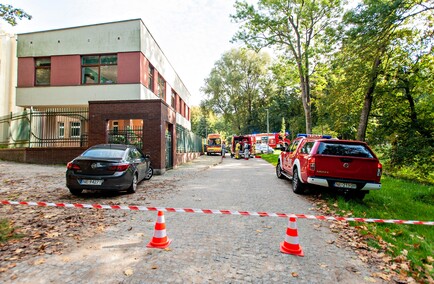 Pożar w placówce przy Mazurskiej. Ewakuacja wychowanków i pracowników
