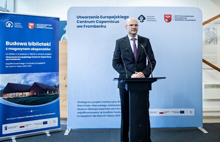 Wiecha na budowie Europejskiego Centrum Copernicus