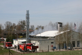 Pożar lakierni