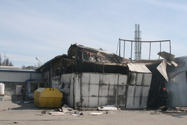 Pożar lakierni