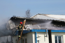 Pożar lakierni