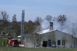 Pożar lakierni