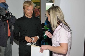 Heikki Kovalainen grał w golfa w Pasłęku!