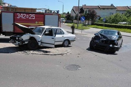 Groźna kolizja na skrzyżowaniu
