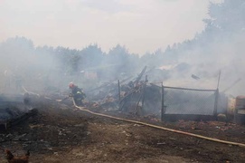 Tragedia dwóch rodzin. Ogień zabrał im dorobek życia