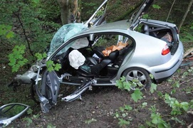 Seat spadł ze skarpy