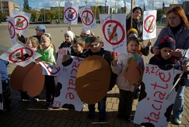 Strajkowały owoce, warzywa, a nawet mleko malinowe