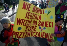 Strajkowały owoce, warzywa, a nawet mleko malinowe