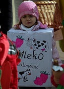 Strajkowały owoce, warzywa, a nawet mleko malinowe