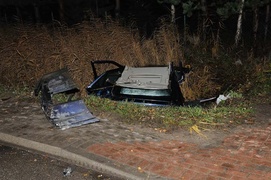 Wypadek na Radomskiej - dwie osoby ranne