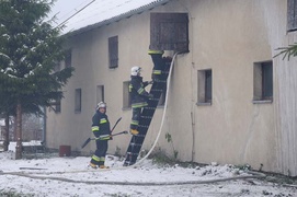 Pożar w Karczowiskach Górnych