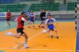 Srebrne medale strażaków (futsal)