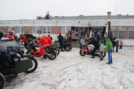 Prezenty przyjechały na motocyklach