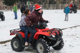 Prezenty przyjechały na motocyklach