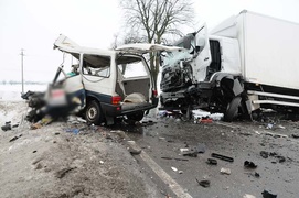 Śmiertelny wypadek w Szopach. Droga nr 22 zablokowana