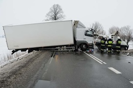 Śmiertelny wypadek w Szopach. Droga nr 22 zablokowana