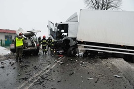 Śmiertelny wypadek w Szopach. Droga nr 22 zablokowana