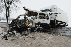 Śmiertelny wypadek w Szopach. Droga nr 22 zablokowana