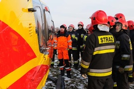 Latający ratownicy szkolili strażaków