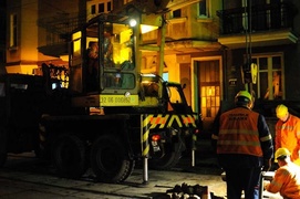 Nocny remont torowiska