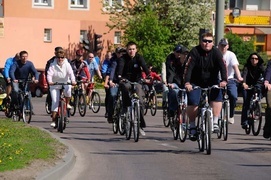 Rowerowy spacer z   JP II